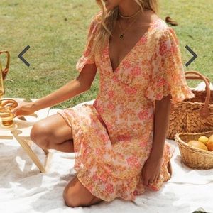 Mura Boutique Floral Mini Dress